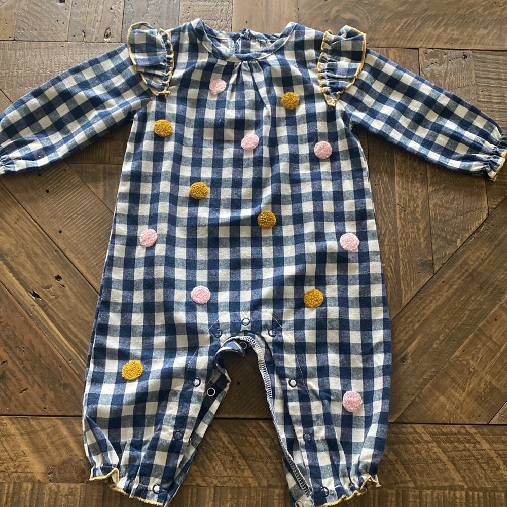Mudpie 3-6 month Romper